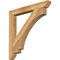 Ekena Millwork Imperial Slat Rough Sawn Bracket, Western Red Cedar, 4"W x 36"D x 36"H BKT04X36X36IMP06RWR - alternate 1